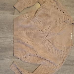 Dust pink womens sweater/pullover NWOT